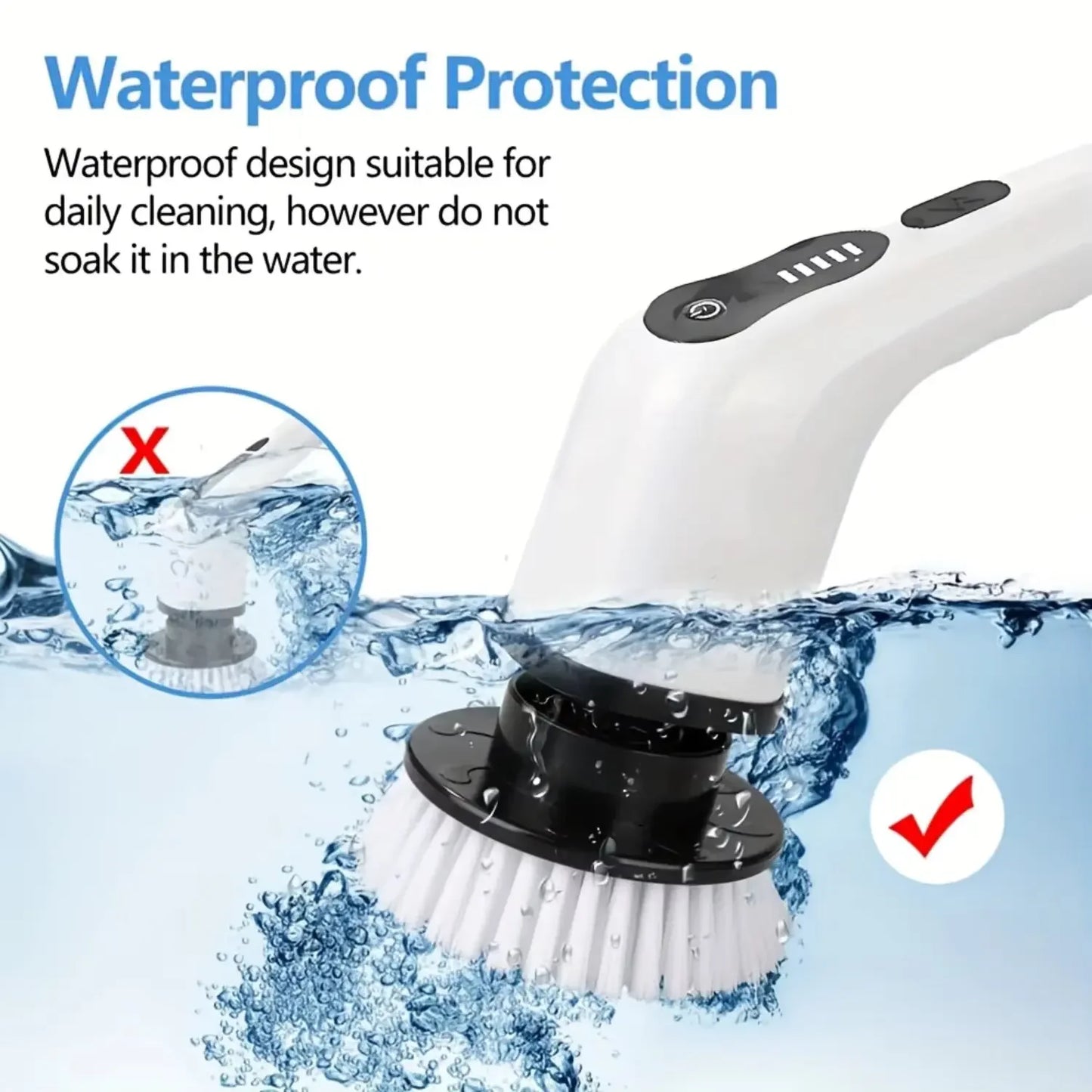 Cleanzova™ — Multifunction Electric Rotary Cleaning Brush
